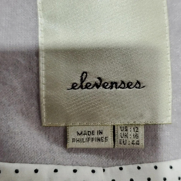 Elevenses anthropologie wool blend taupe blazer with sideways bow front - Picture 4 of 6